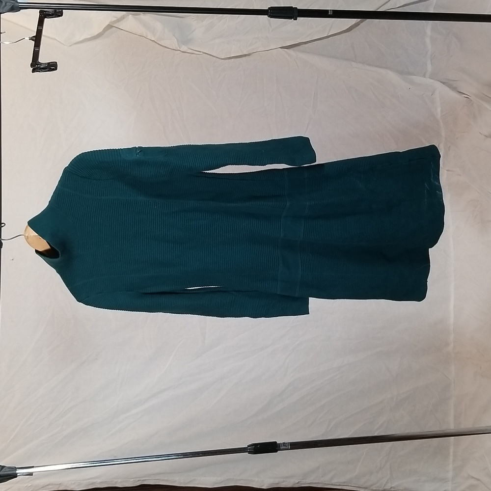 Mock turtleneck sweater dress